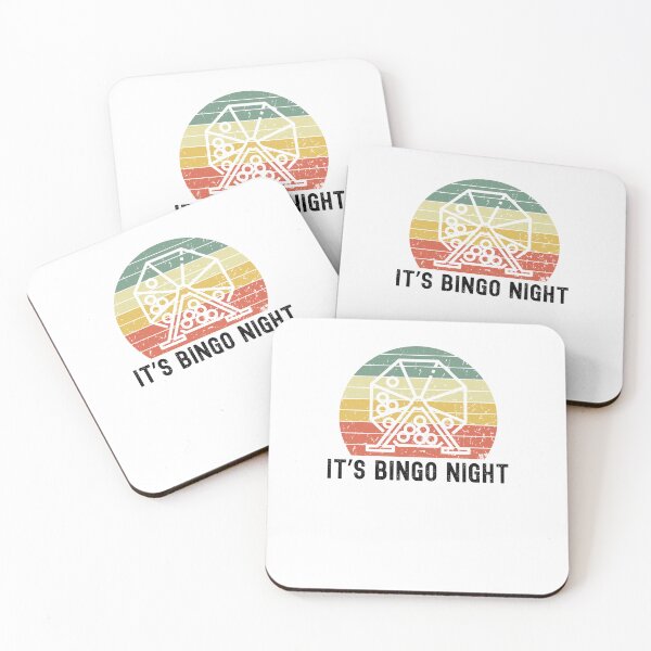 Item preview, It's Bingo night funny bingo player retro sunset machine designed and sold by snowry.