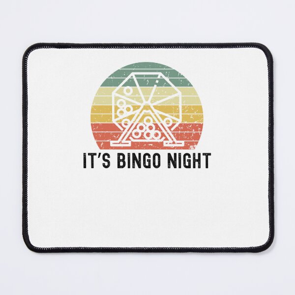 Item preview, It's Bingo night funny bingo player retro sunset machine designed and sold by snowry.