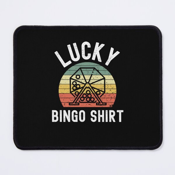 Item preview, Retro funny bingo player humor bingo machine Lucky Bingo designed and sold by snowry.