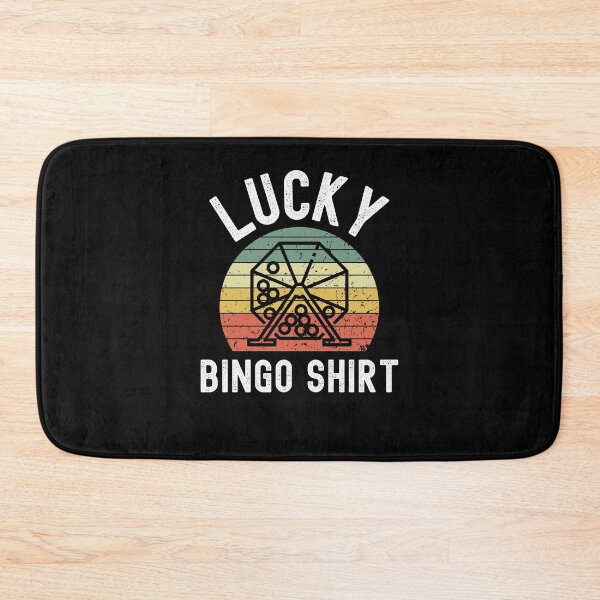 Item preview, Retro funny bingo player humor bingo machine Lucky Bingo designed and sold by snowry.