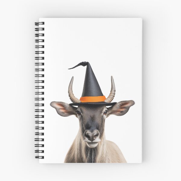 Artikelvorschau, Eland trägt Halloween Hexenhut entworfen und verkauft von LazyOwlStore.