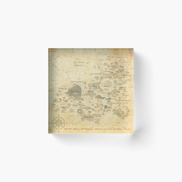 Item preview, Map of Maligon designed and sold by DanteVesalius.