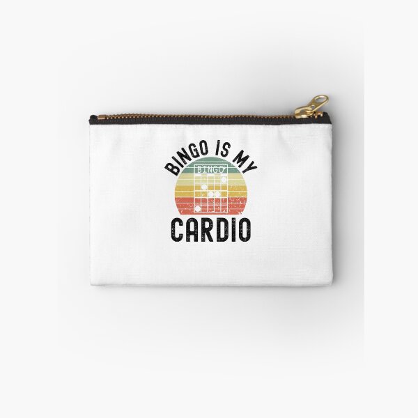 Item preview, Bingo is my Cardio funny bingo player humor retro sunset designed and sold by snowry.