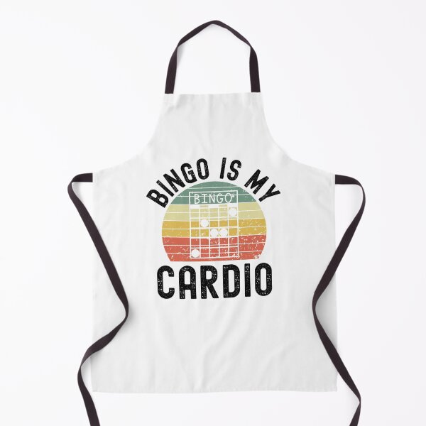 Item preview, Bingo is my Cardio funny bingo player humor retro sunset designed and sold by snowry.