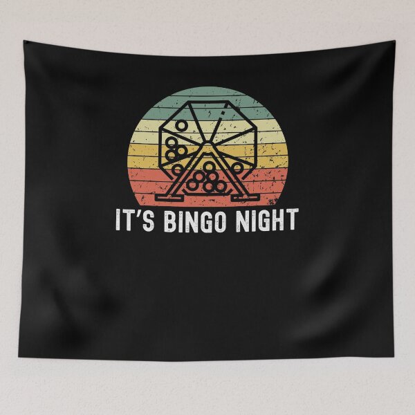 Item preview, It's Bingo night funny bingo player humor retro machine designed and sold by snowry.