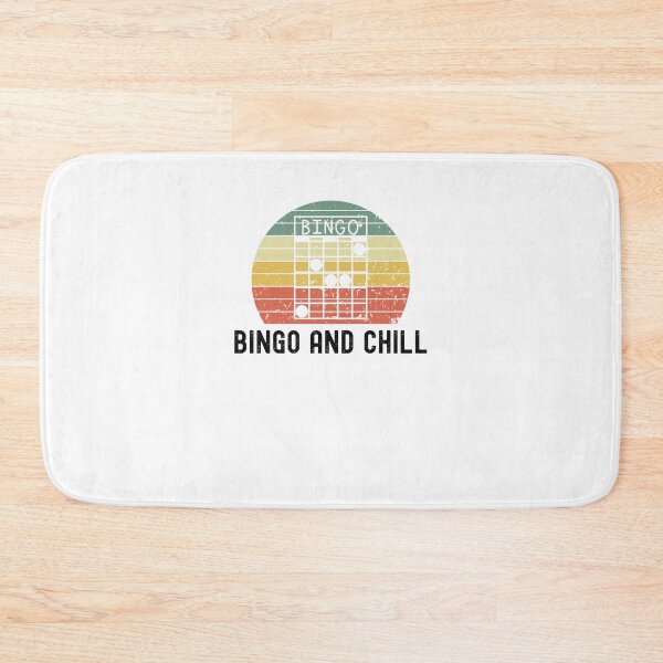 Item preview, Bingo and chill funny bingo player humor retro sunset designed and sold by snowry.