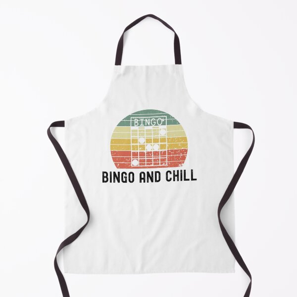 Item preview, Bingo and chill funny bingo player humor retro sunset designed and sold by snowry.