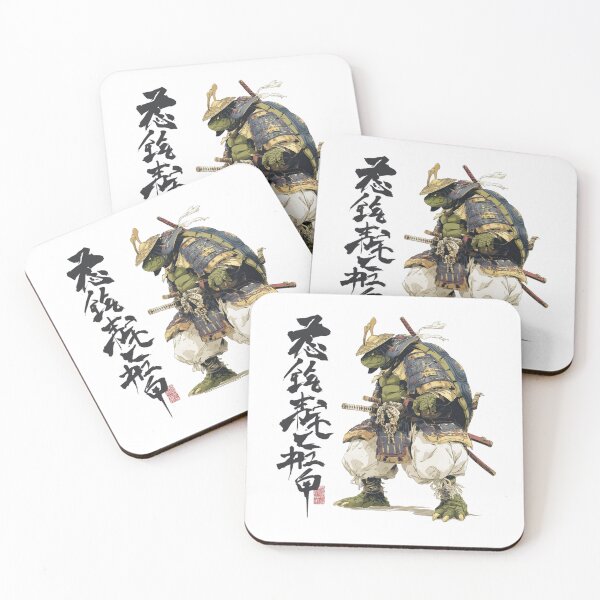 Item preview, Japanese Ukiyo Art Samurai Turtle designed and sold by RockFireMerch.