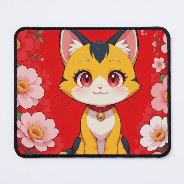 Item preview, Cute Flower Cat designed and sold by Zanelli Designs.
