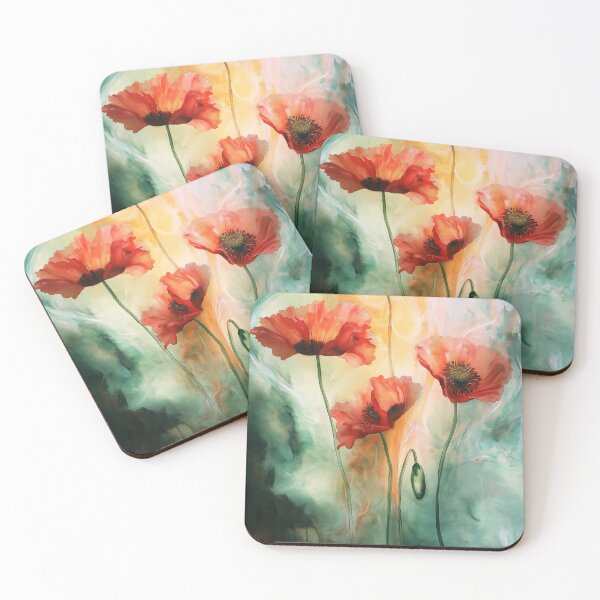 Item preview, Poppy Swirls designed and sold by laurashawart.