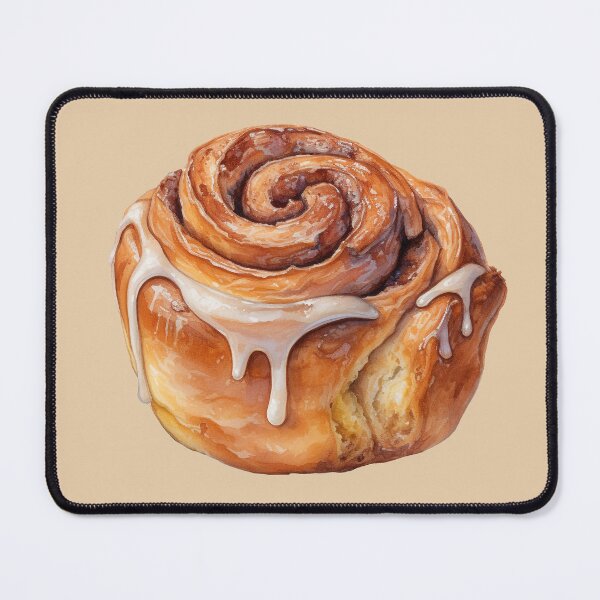 Item preview, Watercolor Cinnamon Bun designed and sold by Violet Peonies.