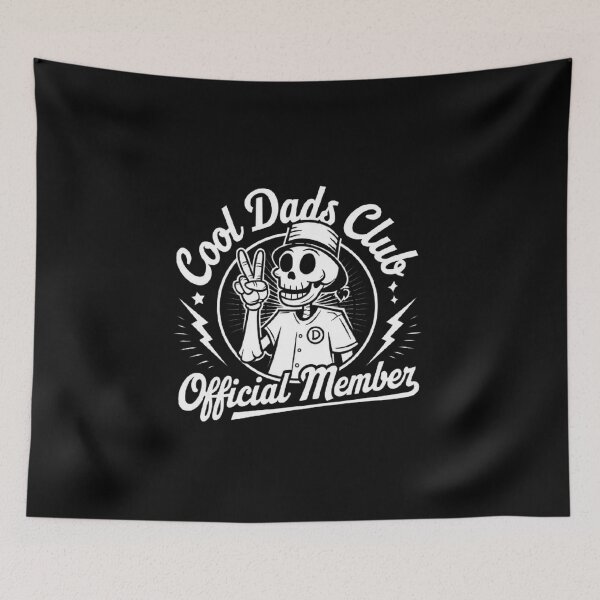 Item preview, Cool Skeleton Dad Club Retro Style Design for Fathers designed and sold by love3617.