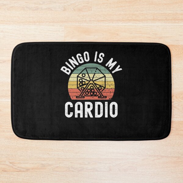Item preview, Funny bingo player humor Bingo is my Cardio retro sunset designed and sold by snowry.