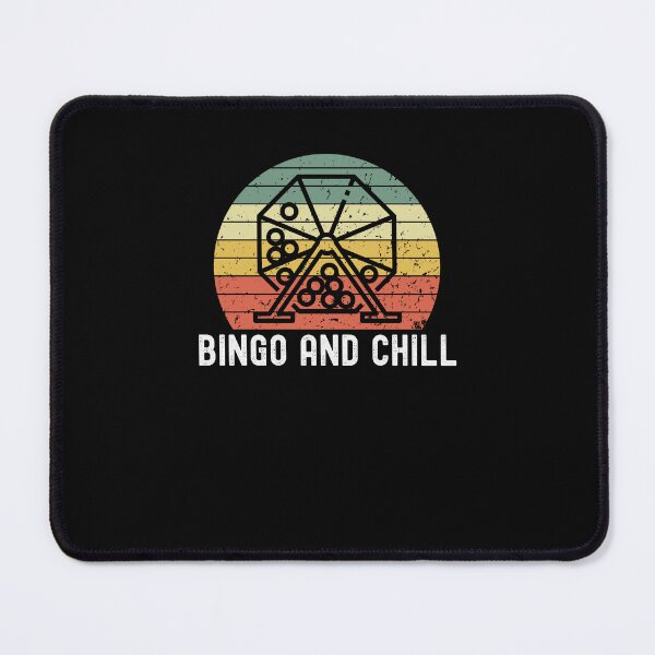 Item preview, Funny bingo player humor Bingo and chill retro sunset designed and sold by snowry.