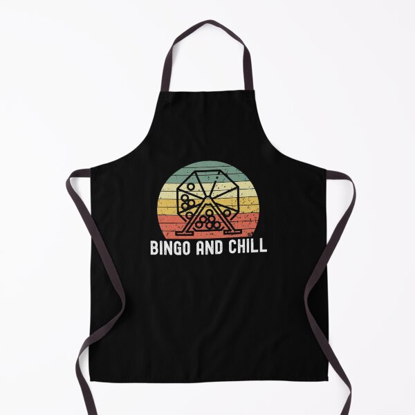 Item preview, Funny bingo player humor Bingo and chill retro sunset designed and sold by snowry.