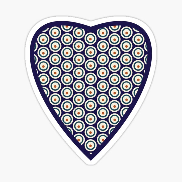 Polish design of traditional ceramics. Boleslawiec Sticker
