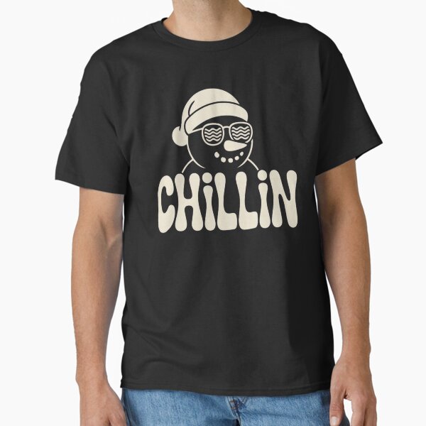 Item preview, Chillin Snowman Retro Winter Vibe Minimalist Design designed and sold by love3617.