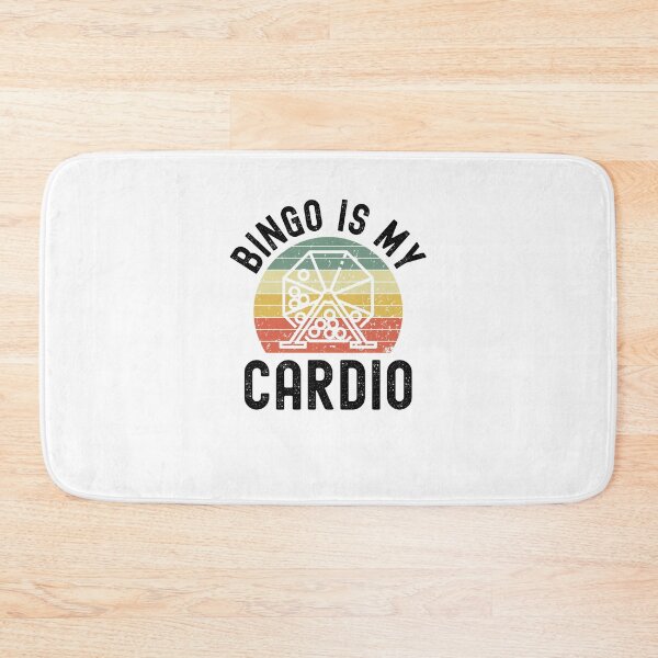 Item preview, Funny bingo player joke Bingo is my Cardio retro sunset designed and sold by snowry.
