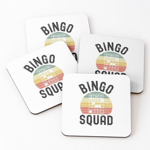 Item preview, Bingo Squad Funny bingo player group joke retro sunset designed and sold by snowry.