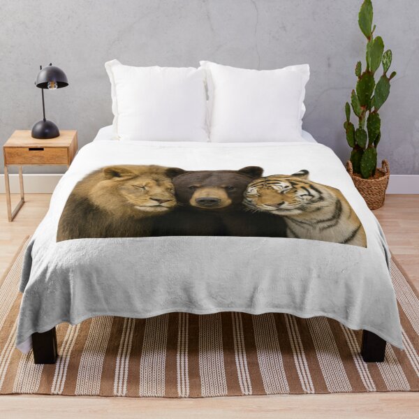 Aperçu de l'œuvre Lion, ours et tigre créée et vendue par shymuscat.