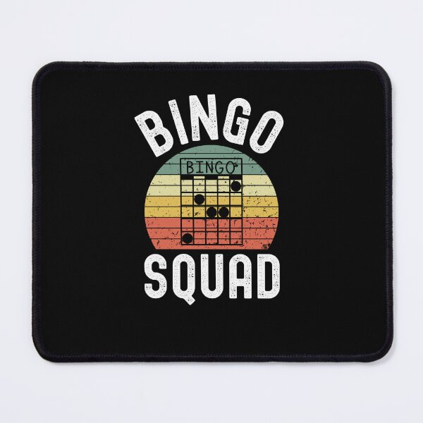 Item preview, Bingo Squad Funny bingo player group humor retro sunset designed and sold by snowry.