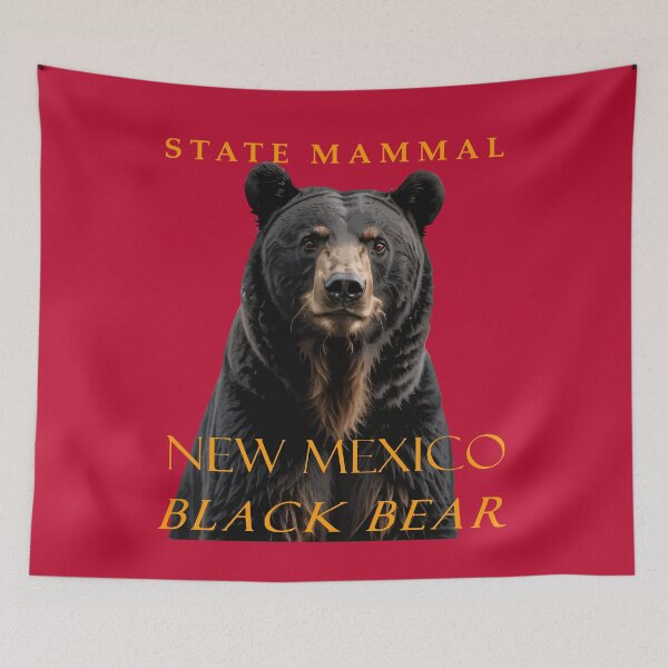 Item preview, New Mexico Territory Animal The Black Colored Bear designed and sold by taiche.