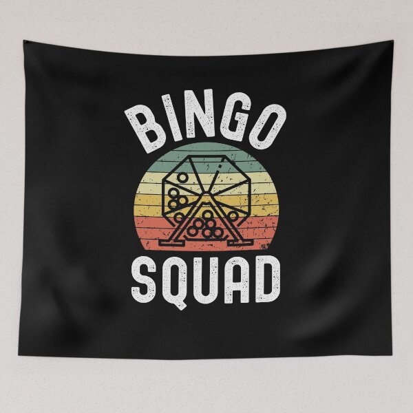 Item preview, Funny bingo player Bingo Squad group humor retro sunset designed and sold by snowry.