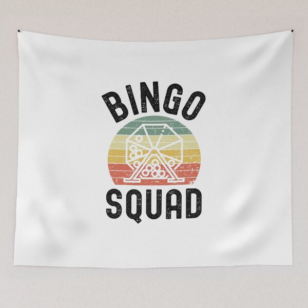 Item preview, Bingo Squad Funny bingo player group joke retro sunset designed and sold by snowry.