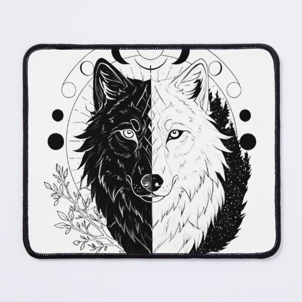 Item preview, Shadow Wolf – The Guardian of the Unseen designed and sold by Simple_Lines2025.