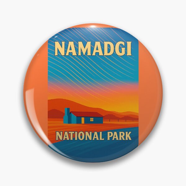 Item preview, Namadgi National Park – Retro Travel Poster Design designed and sold by MRageebArt.