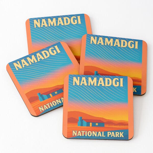 Item preview, Namadgi National Park – Retro Travel Poster Design designed and sold by MRageebArt.