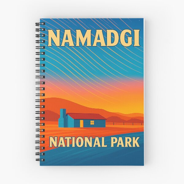 Item preview, Namadgi National Park – Retro Travel Poster Design designed and sold by MRageebArt.