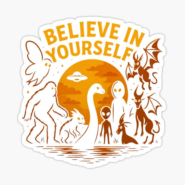 Item preview, Believe in Cryptids designed and sold by Arcane Whiskers.