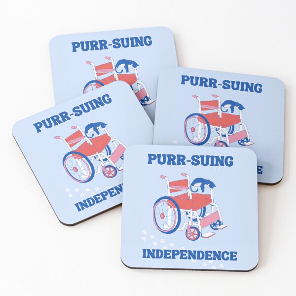 Item preview, Wheelchair Cat Independence designed and sold by jenberenson.
