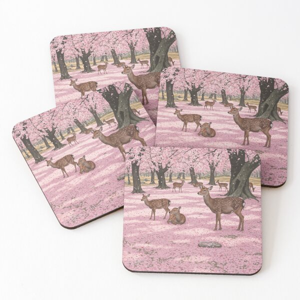 Item preview, Deer under Cherry Blossoms. designed and sold by SammyMorry.