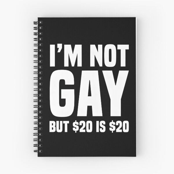 Aperçu de l'œuvre Je ne suis pas gay mais 20 $ c'est 20 $ créée et vendue par DankThreads.