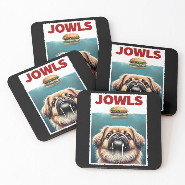 Item preview, Funny Pekingese and Hamburger Parody Jowls Dog Lover designed and sold by Kimberley King Art  King Art.