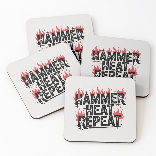 Item preview, Hammer, Heat, Repeat – Forge Life designed and sold by Jollys-ArtShop.