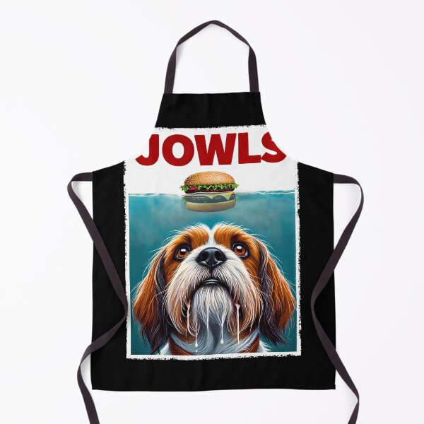 Item preview, Funny Petit Basset Griffon Vendeen and Hamburger Parody Jowls Dog Lover designed and sold by Kimberley King Art  King Art.