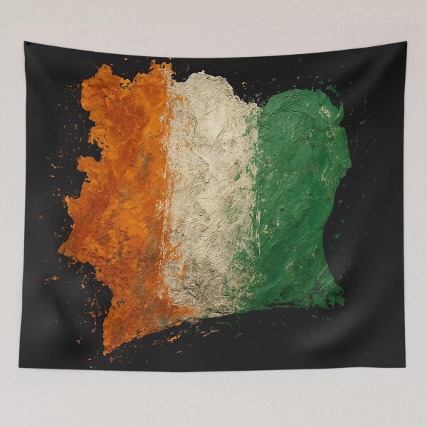 Item preview, Painted Ivory Coast flag designed and sold by ilakz.