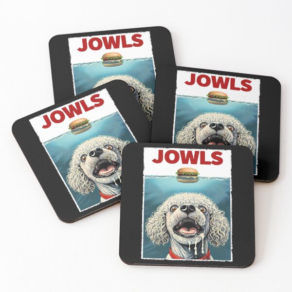 Item preview, Funny Poodle and Hamburger Parody Jowls Dog Lover designed and sold by Kimberley King Art  King Art.