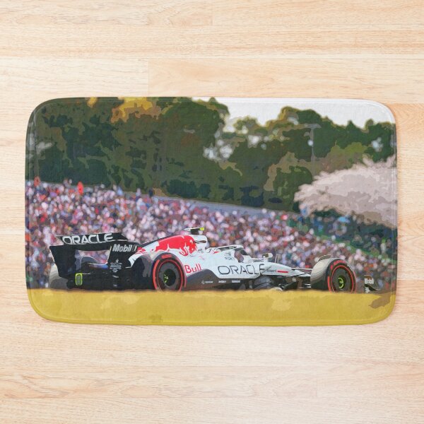 Item preview, Yuki Tsunoda racing his 2025 F1 car at Albert Park during the Japanese Grand Prix at Suzuka watercolor designed and sold by Rodissimus1984.