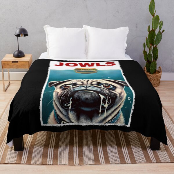 Item preview, Funny Pug and Hamburger Parody Jowls Dog Lover designed and sold by Kimberley King Art  King Art.