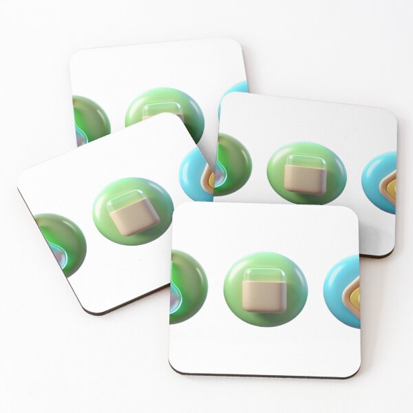 Item preview, Three Colorful Circular Icons with Science and Nature Themes designed and sold by Creative88Art.