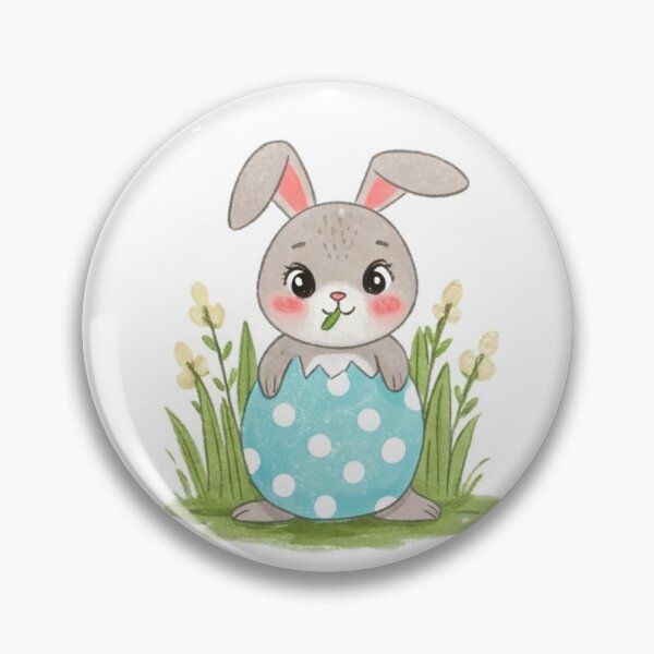Item preview, Easter Bunny with egg - HAPPY EASTER designed and sold by JustSlay28.