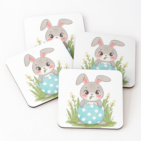 Item preview, Easter Bunny with egg - HAPPY EASTER designed and sold by JustSlay28.