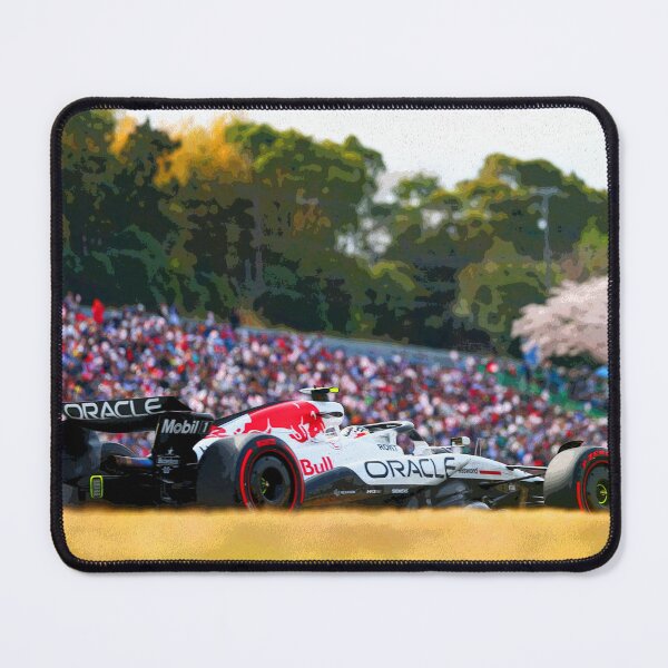 Item preview, Yuki Tsunoda racing his 2025 F1 car at Albert Park during the Japanese Grand Prix at Suzuka abstract designed and sold by Rodissimus1984.