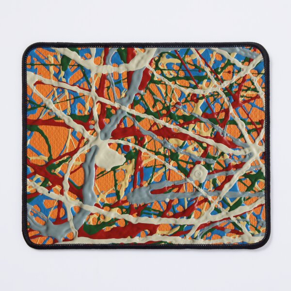 Item preview, Art by Mike in 70s style colorful and pop abstract colored picture designed and sold by allartbymike.
