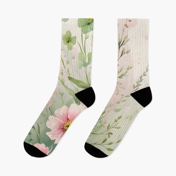 Item preview, Whimsical Watercolor Wildflowers Print great gift idea for women designed and sold by naivnoia.