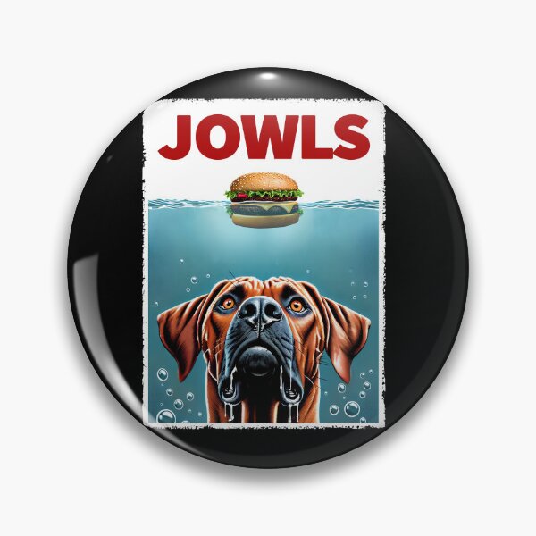 Item preview, Funny Rhodesian Ridgeback and Hamburger Parody Jowls Dog Lover designed and sold by Kimberley King Art  King Art.